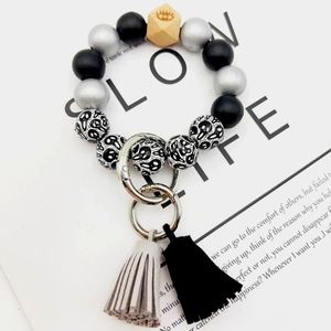 Beaded Tassel Keychain